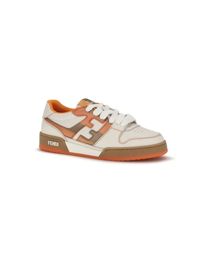 Fendi Men's Multicolor Leather Athletic Sneakers Multicolor