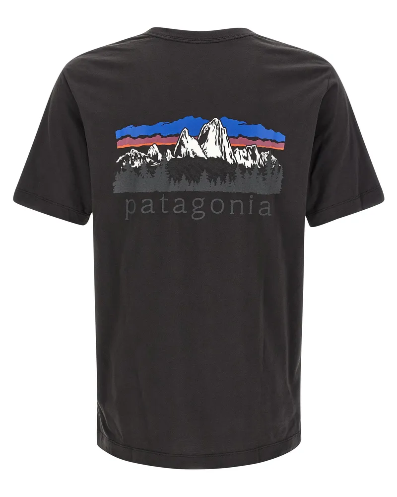 Patagonia Fitz Roy T-Shirt — Black Black