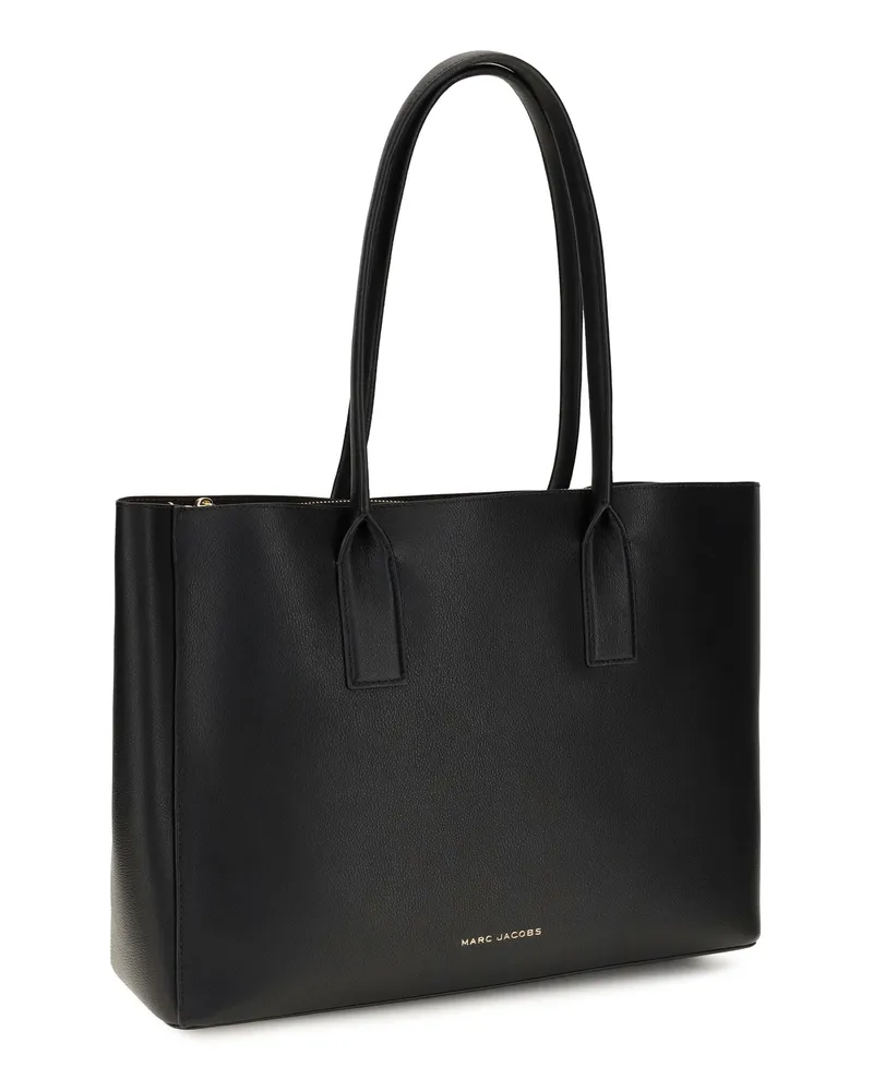 Marc Jacobs Women's The Work Tote Pop J Marc Bag Black Calf Leather Bos Taurus Shoulder Black
