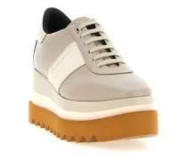 Sneak-Elyse Platform Sneaker — Beige