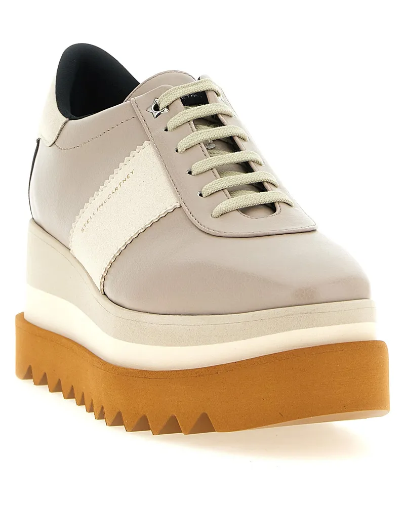 Stella McCartney Women's Beige Eva Platform Sneakers Beige