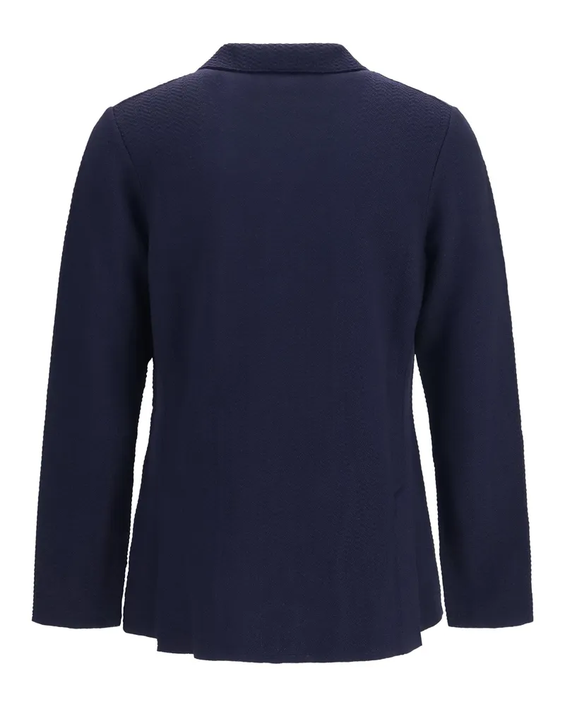 LARDINI Men Wool Cardigan 850 Fleece Ovis Aries Jacket Sweater Navy