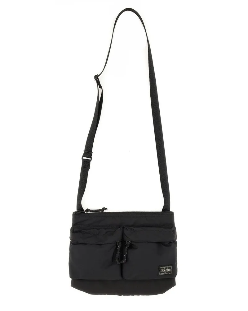 PORTER-YOSHIDA & CO Force Shoulder Bag — Black Black
