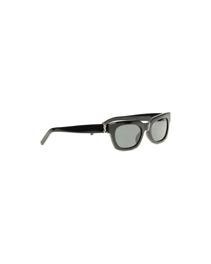 Saint Laurent Women's Black Acetate Sunglasses Black