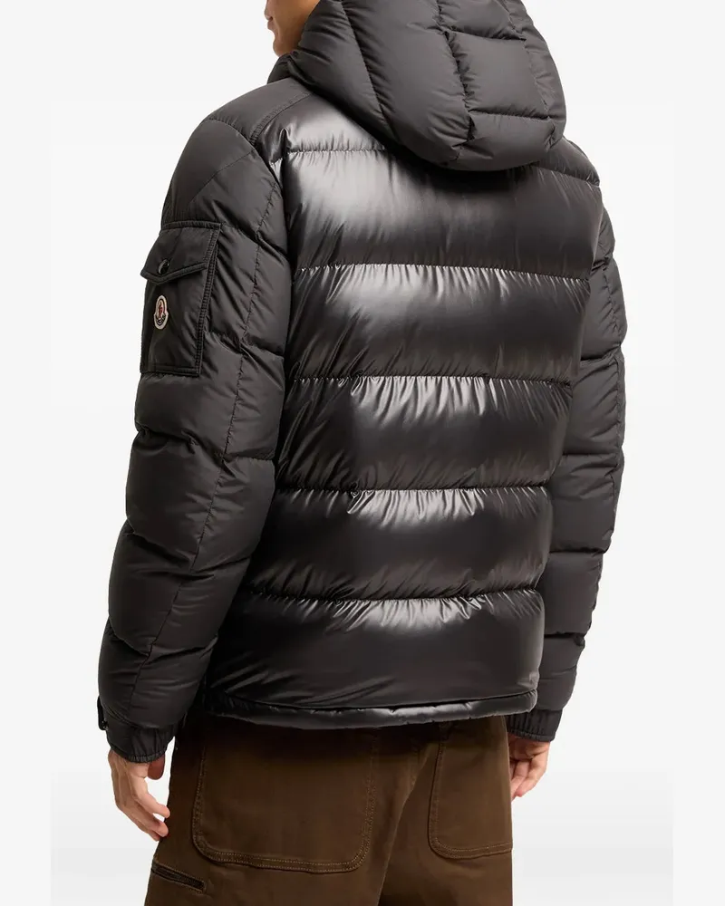 Moncler Men's Doudoune Maya Noire Black Down Jackets Coat Black