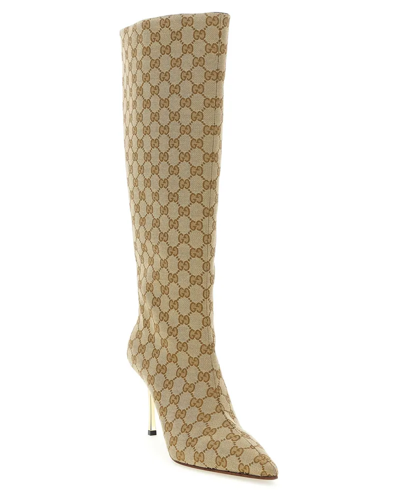 Gucci Bombshell Boot — Beige Beige