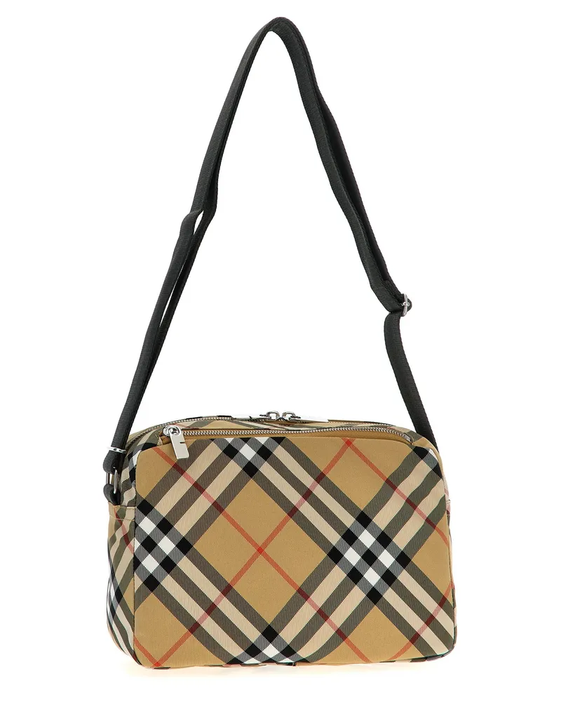 Burberry Men's Beige Polyester Crossbody Bag Beige