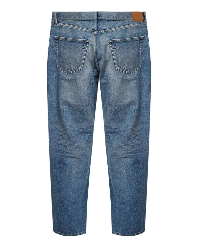 Saint Laurent Men's Jeans Mick Blue Denim Cotton Blue