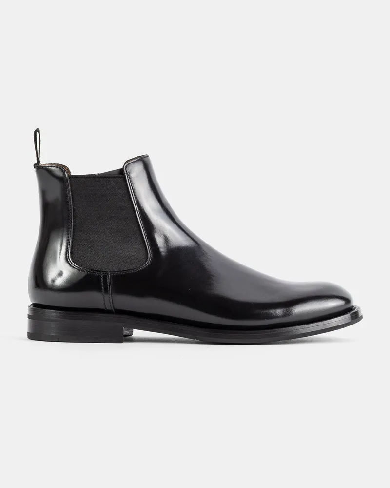 Church's Women's Bottines Monmouth En Cuir De Veau Poli Noir Black Boot Black