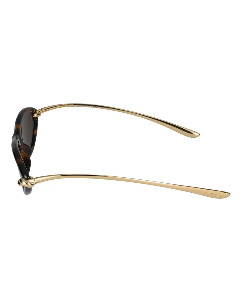 Bottega Veneta Women's Sunglasses  Bv1390s 002 Havana Gold Brown 14-145 Injected Tortoiseshell