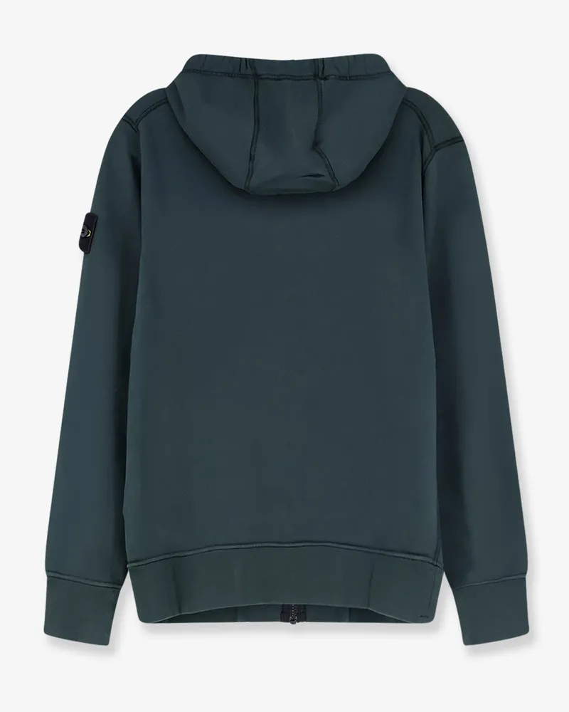 Stone Island Men's Organic Cotton Sweatshirt Green Sweatshirts Sweater Green