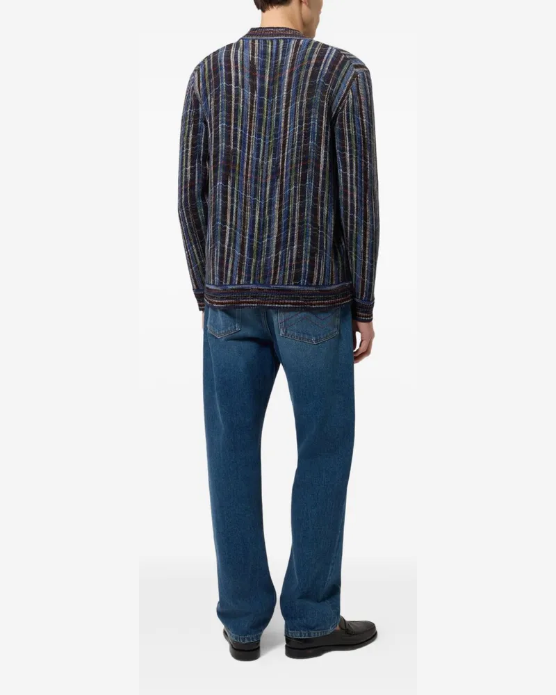 Missoni Men's Cardigan Multicolour Wool Cardigans Sweater Multicolor