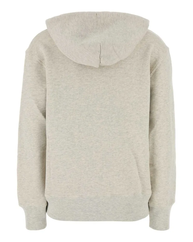 AUTRY Women's Melange Light Grey Cotton Main Wom Sweatshirt A2jm Exterior: Felpe Gray