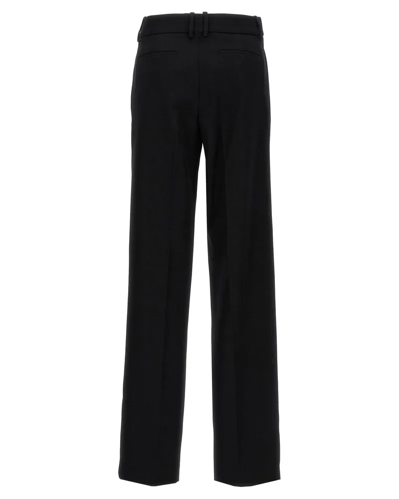 Paco Rabanne Wool Trousers — Black Black