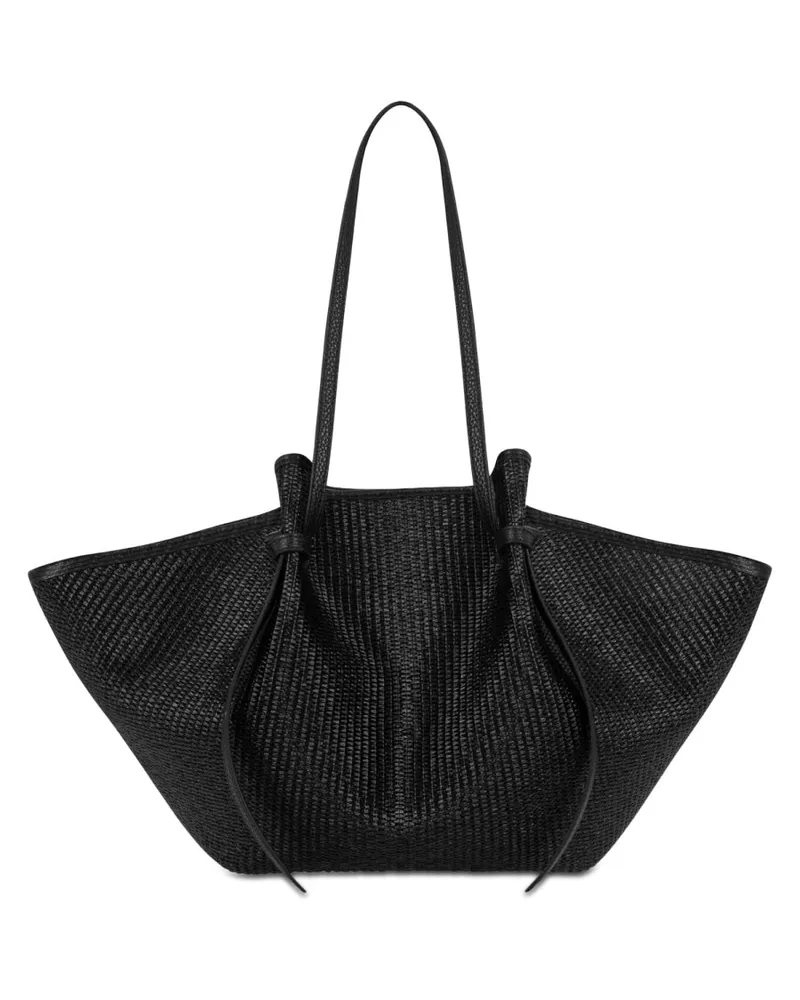 YUZEFI Women's Shoulder Bag Mochi Black Polyamide Cotton Black