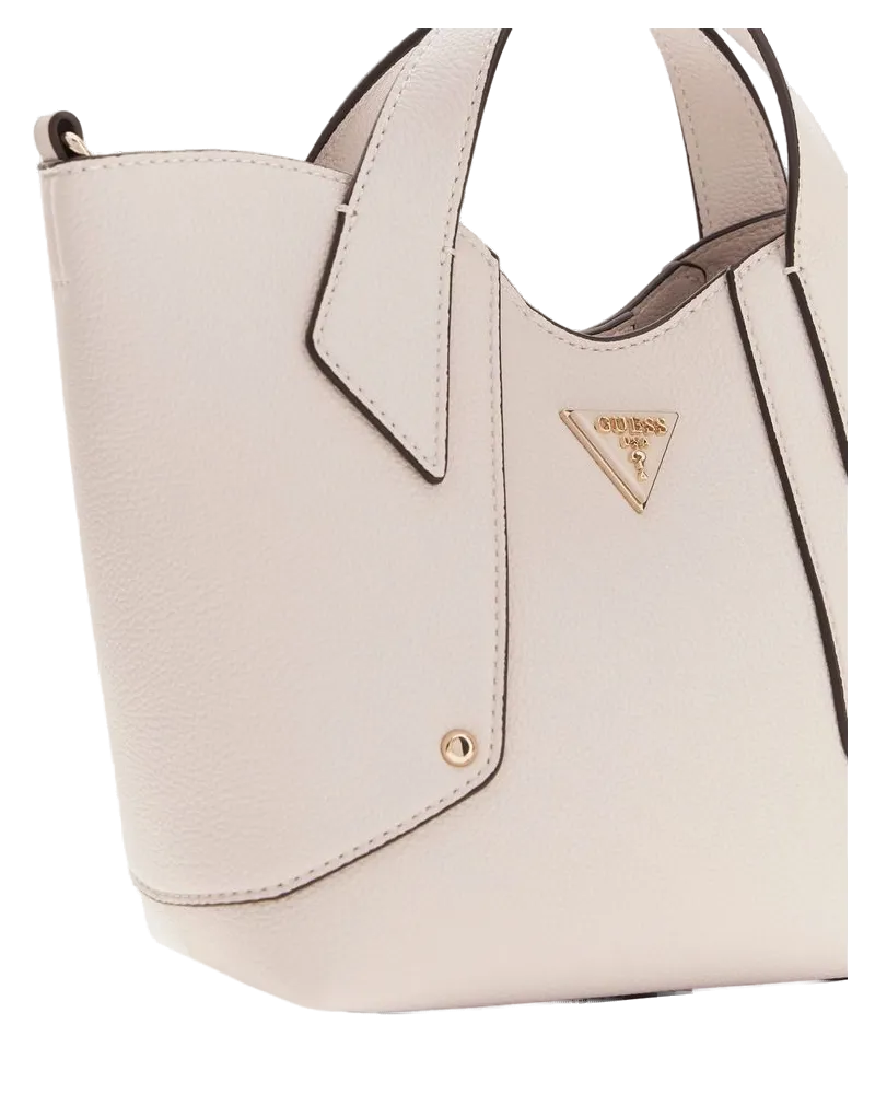 Guess Women's Tote Bag Stone Polyurethane - Tote-Bags Beige