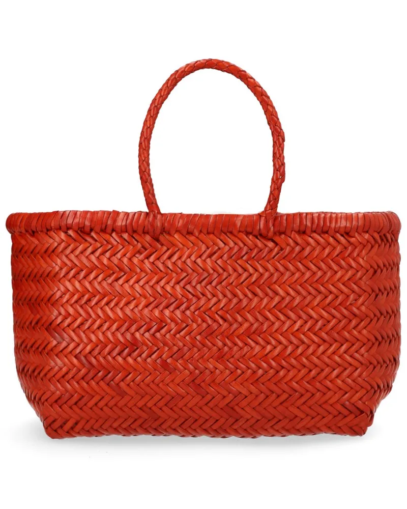Dragon Diffusion Women's Handbag Triple Jump Orange Leather Handbags Hand Bags Orange