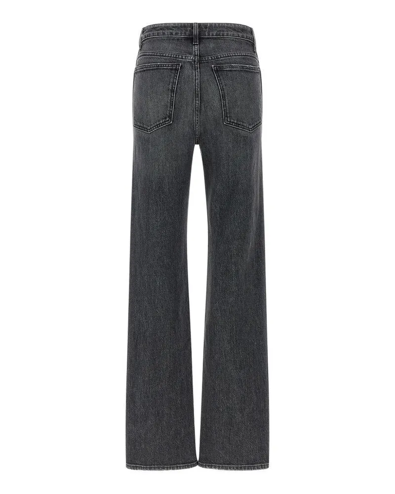 KHAITE Women's Jeans Danielle Black Cotton Black
