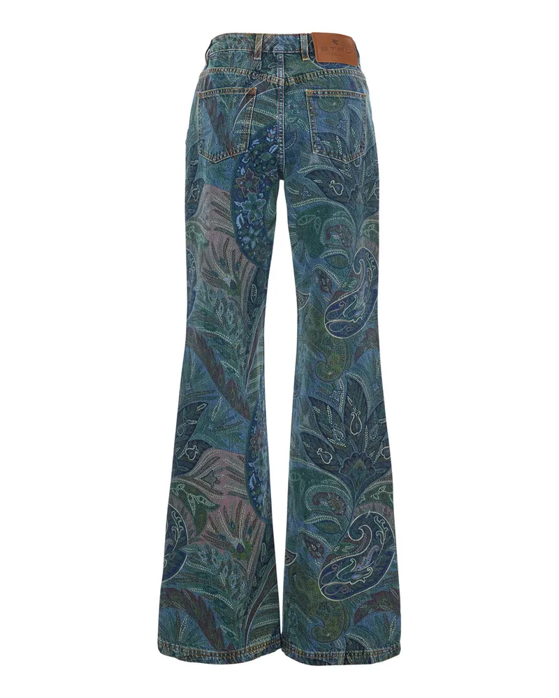 Etro Women's Jeans Multicolour Denim Cotton Blue