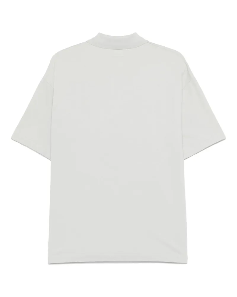 C.P. Company Logo Cotton Polo — White White