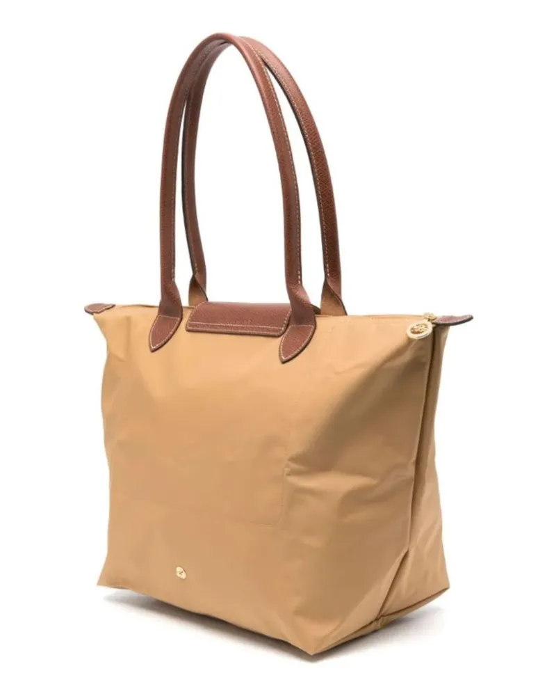 Longchamp Women's Shoulder Bag Beige Polyamide Beige