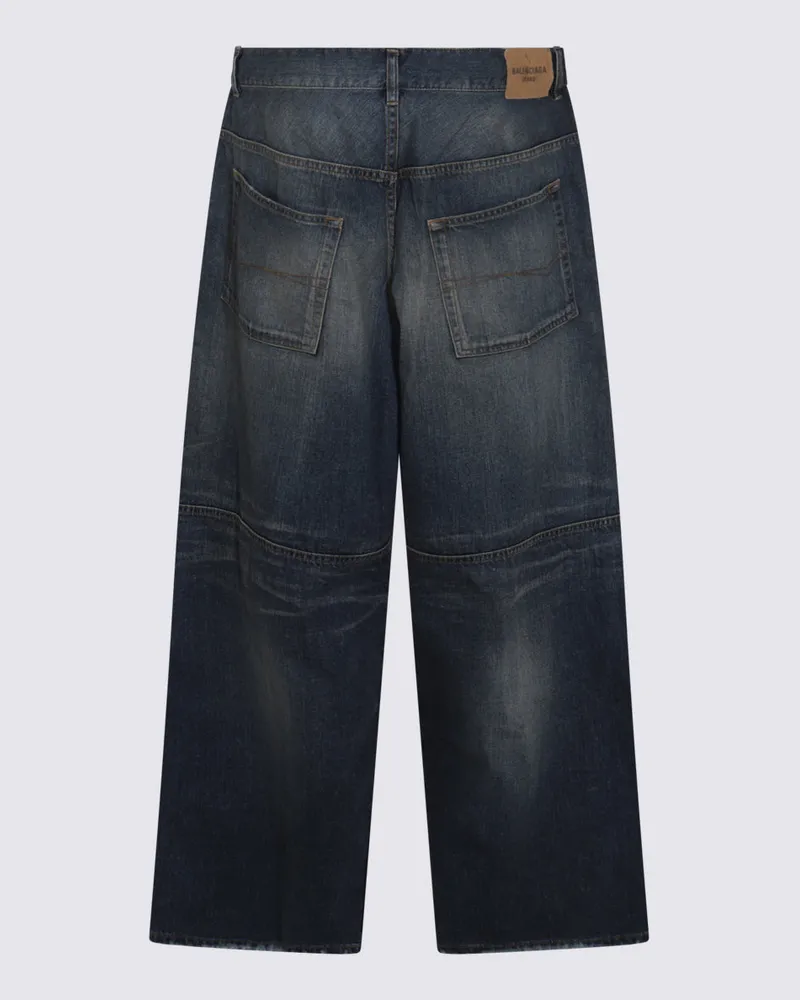 Balenciaga Men Jeans Indigo _co Indigo