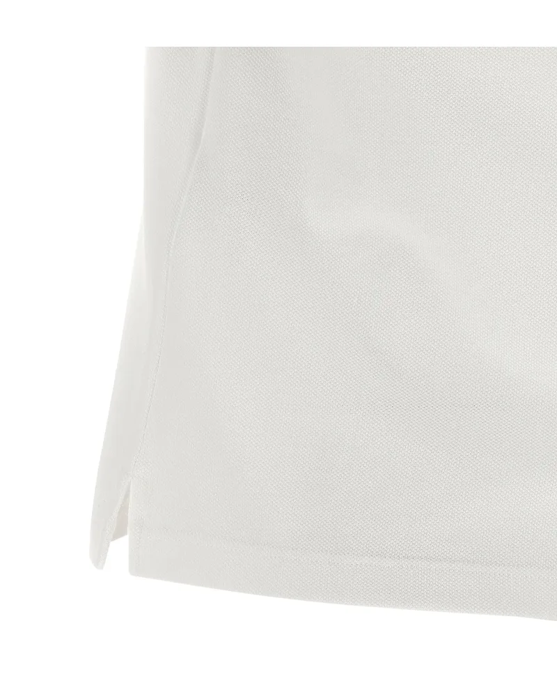 Versace Women's Blue Cotton Polo Shirt White
