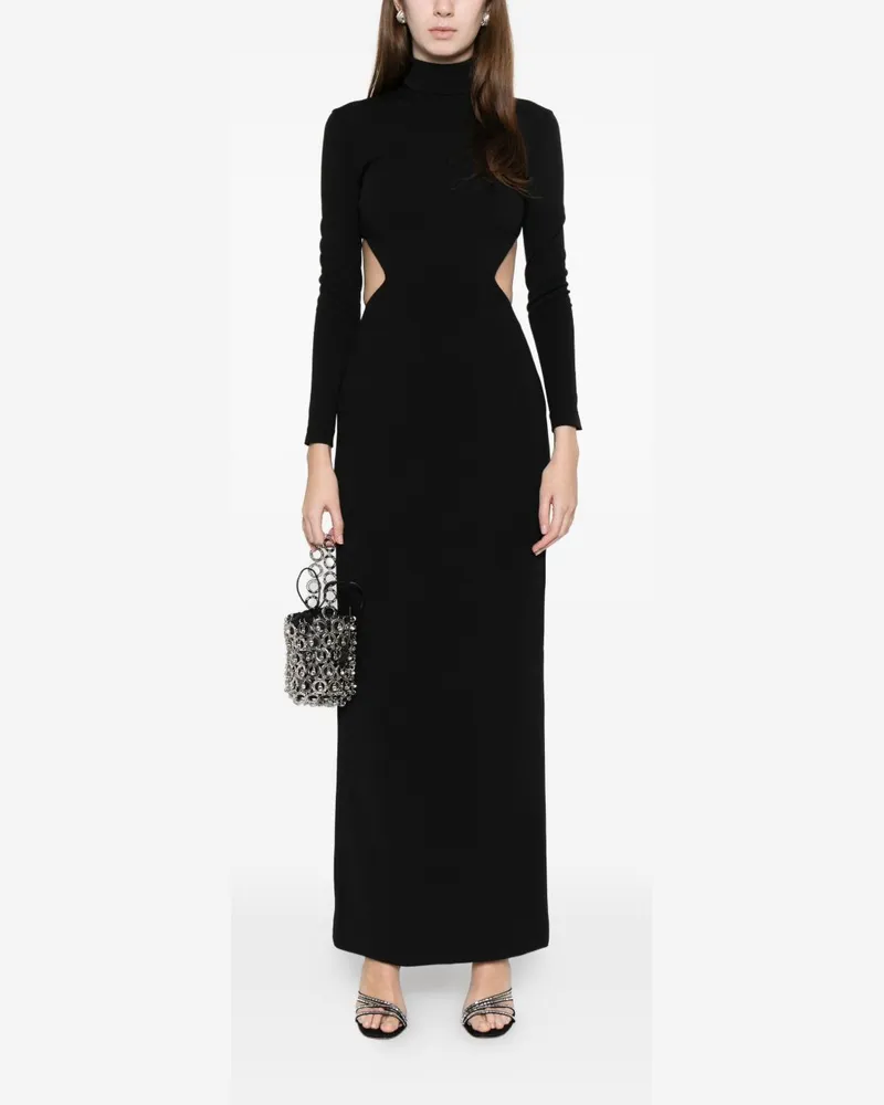 Solace London Wilma Maxi Dress — Black Black
