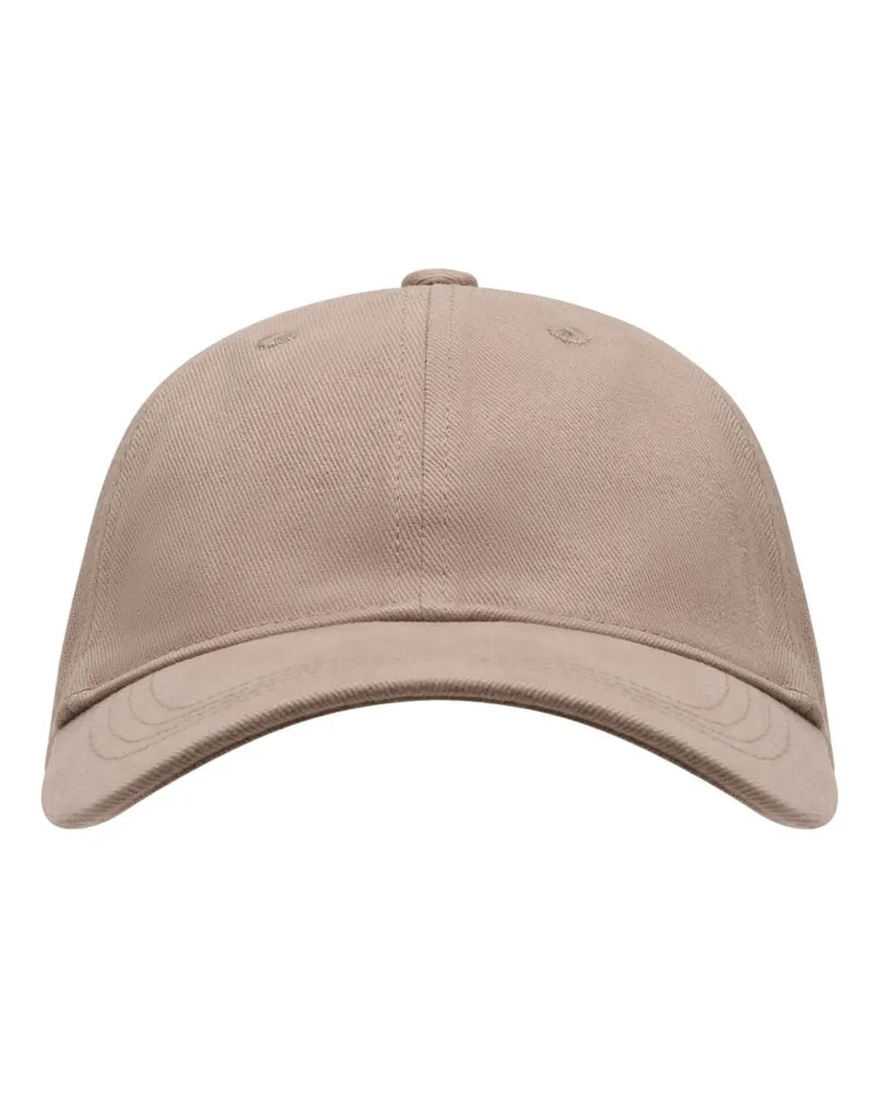 Acne Studios Unisex Cap -  Cotton Beige Accessories Hats Beige