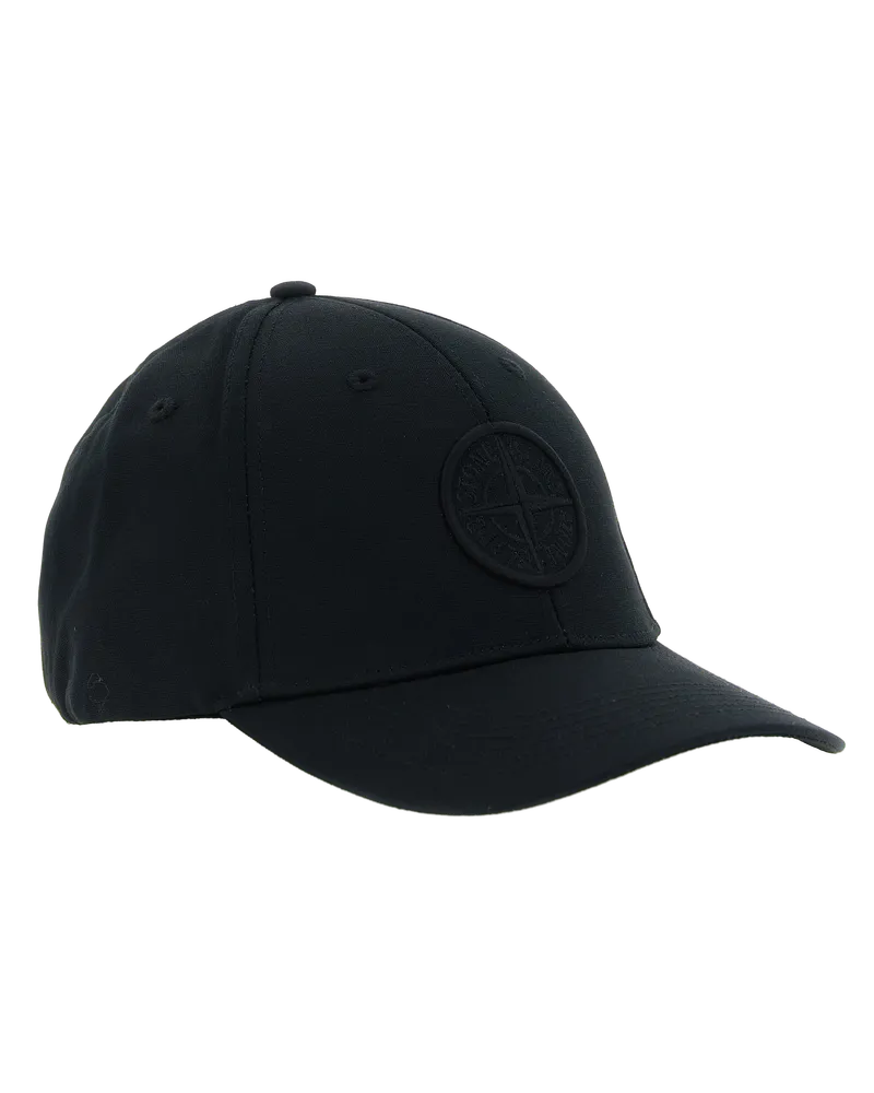 Stone Island Men's Black Cotton Cap (baseball Hat Black