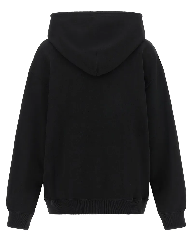 Maison Margiela Women Black Cotton Sweatshirt Clothing Black