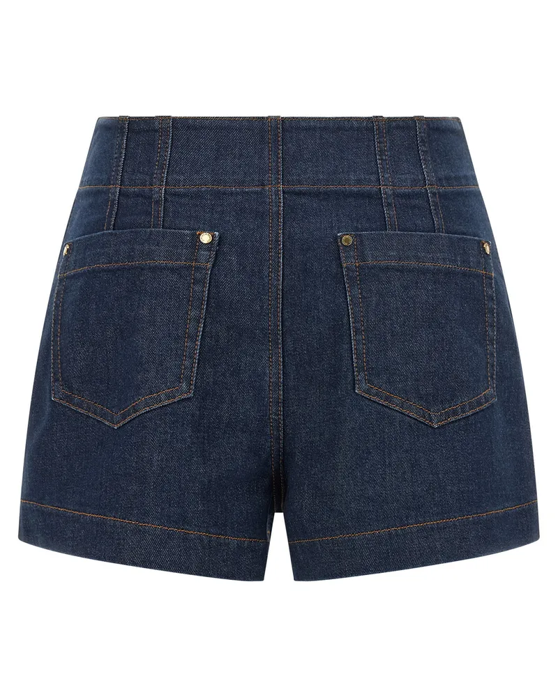 Zimmermann Aster Shorts — Indigo Indigo