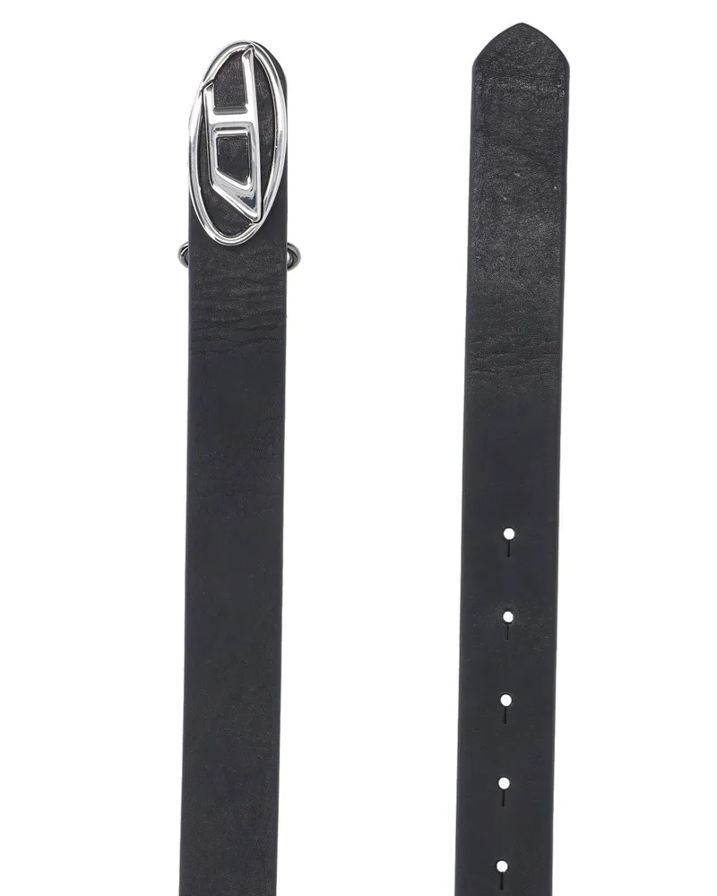 Diesel Men's Belts Black Leather Black