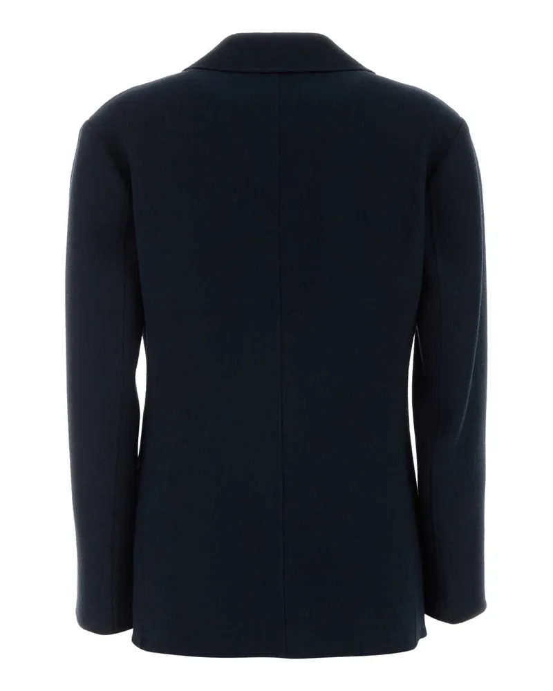 Max Mara S Maxmara Wool Blazer — Navy Navy