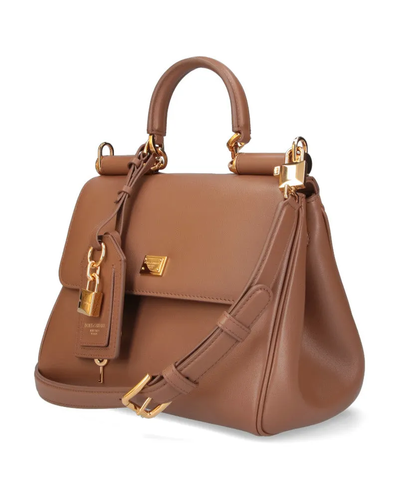 Dolce & Gabbana Women's Bags Brown Calf Leather Brown