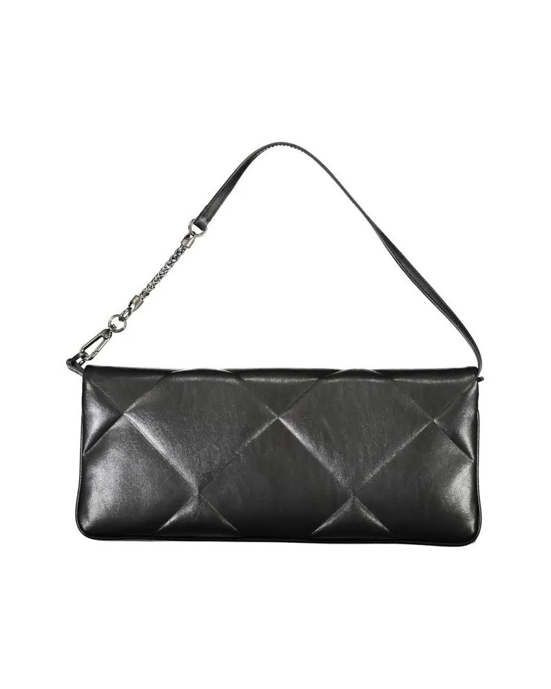 Calvin Klein Quilted Leather Wallet — Black Black