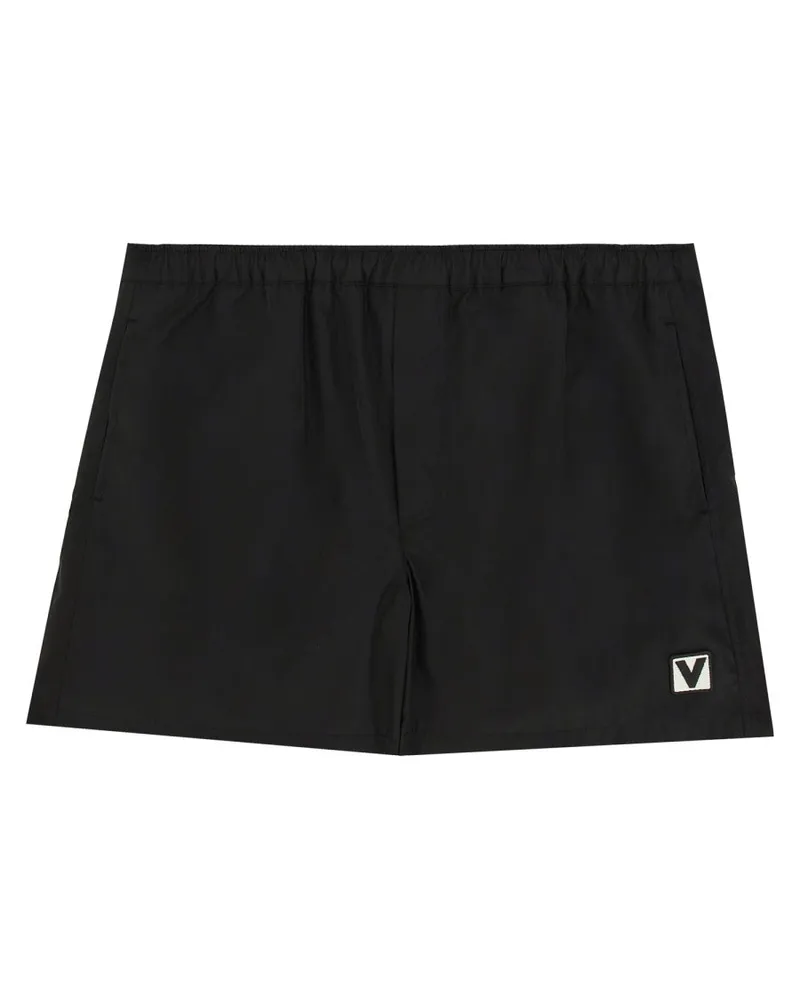 Valentino Garavani Polyamide Boxer Swimsuit — Black Black