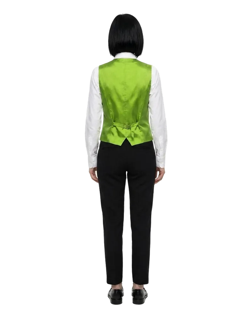 Dolce & Gabbana Women Green Elastane Waistcoat Clothing Green
