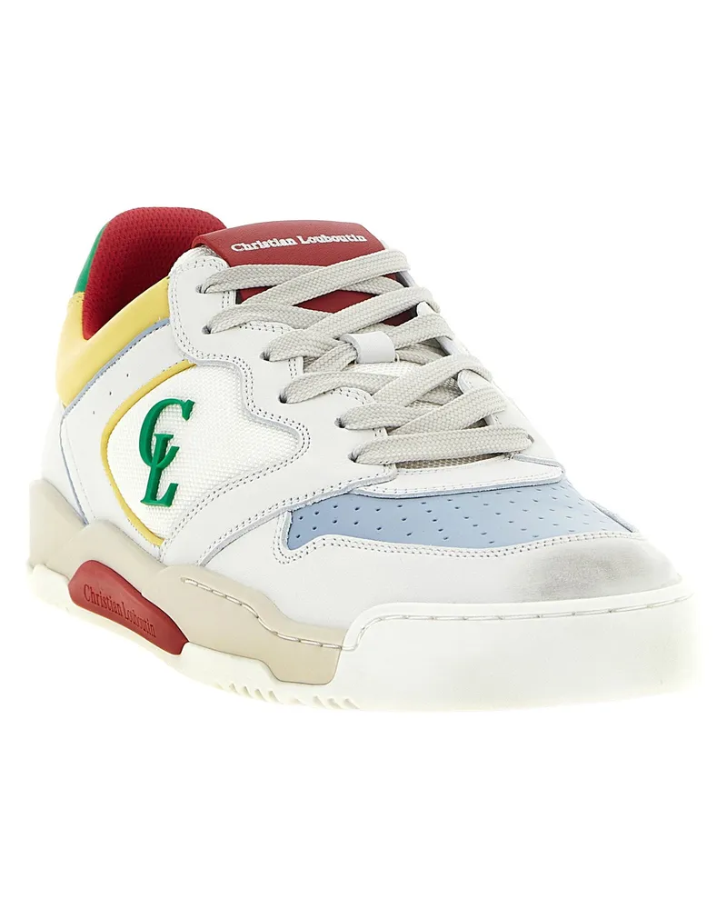 Christian Louboutin Bsktball 1 Retro Sneakers — White White