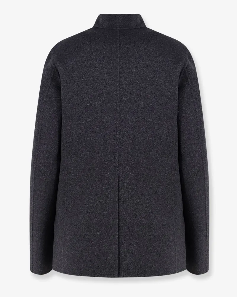 ASPESI Women's Unlined Wool Jacket Grey Coat Gray