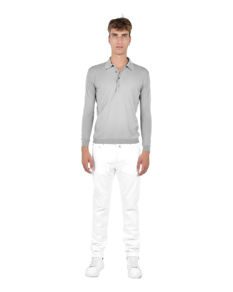 Low Brand Men's Knit Sweater Grey Gray
