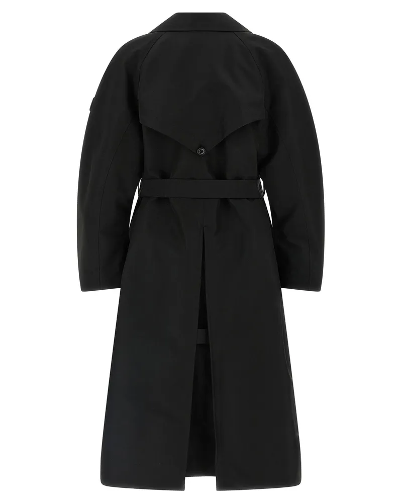 Moncler Trench Coat — Black Black
