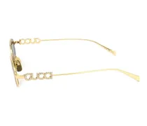 Women's Sunglasses Gold-Grey Metal