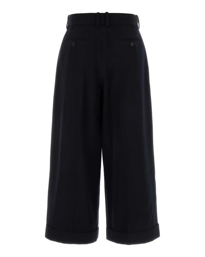 The Row Women's Midnight Blue Wool Lior Pant Darknavy Exterior: Pantaloni Trousers Navy