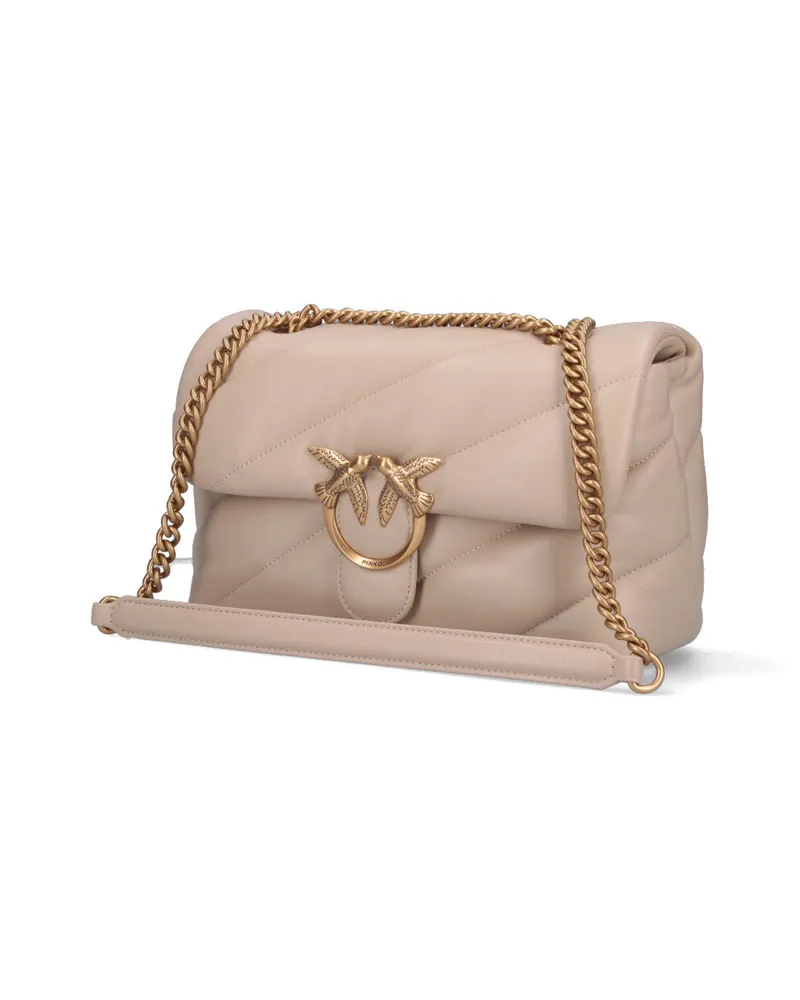Pinko Women's Bags Beige Leather Beige