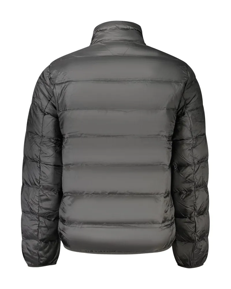 Tommy Hilfiger Quilted Polyester Down Jacket — Black Black