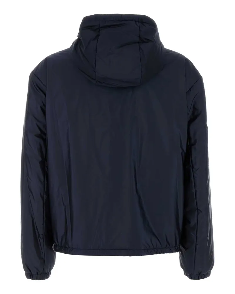 Prada Men's Navy Blue Re-Nylon Padded Jacket Blu Recycledpolyamide Giubbini Navy