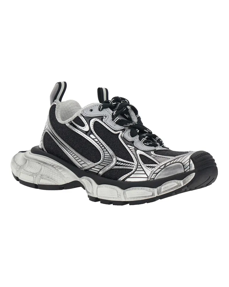 Balenciaga Women's Sneakers 3xl Grey Tech Fabric Polyurethane Trainers Gray