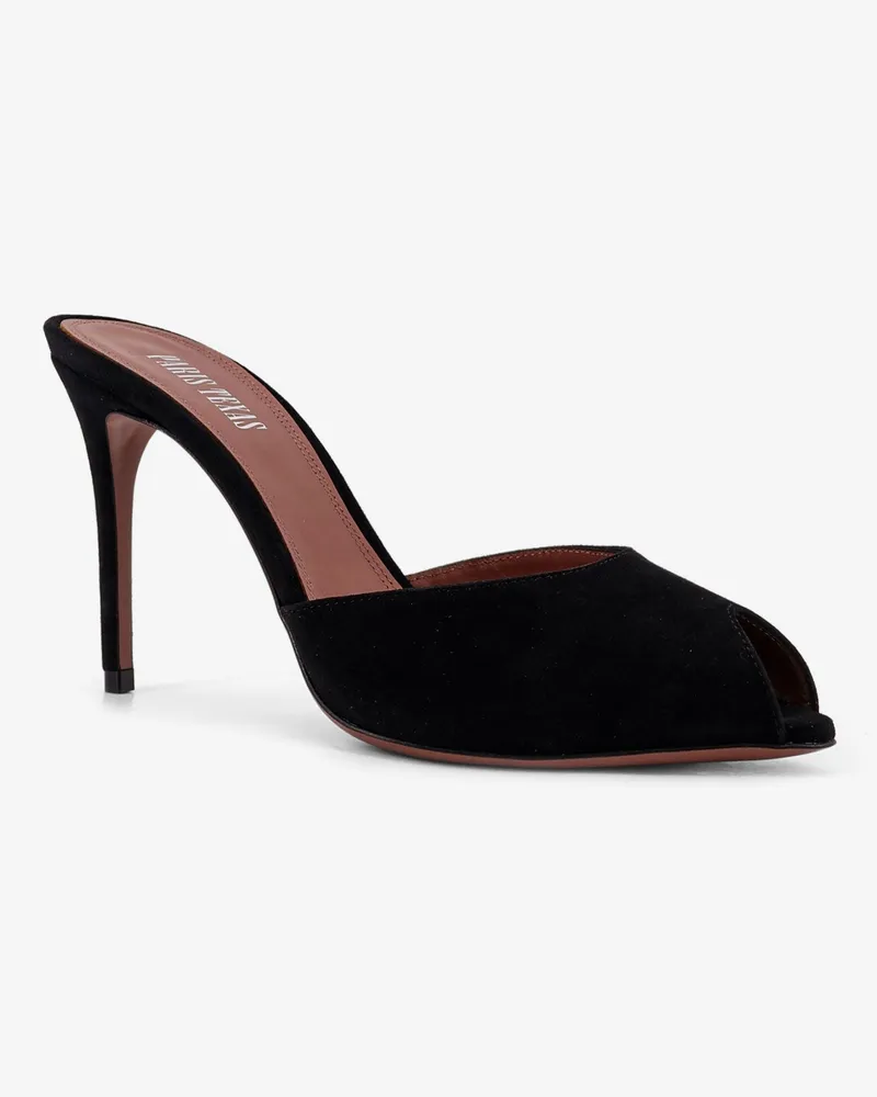 Paris Texas Women's Vera Suede Sandals Black Black