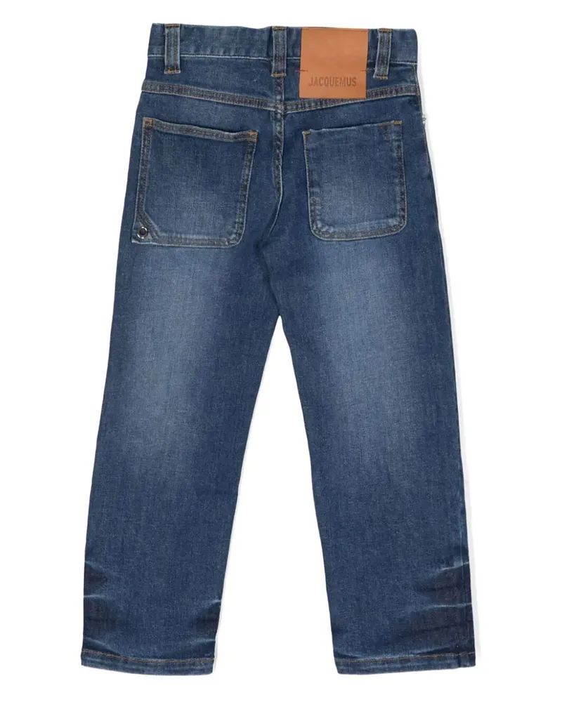 Jacquemus Stretch Denim Trousers — Blue Blue